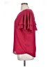 Attention 100% Polyester Burgundy Short Sleeve Top Size 1X - photo 5