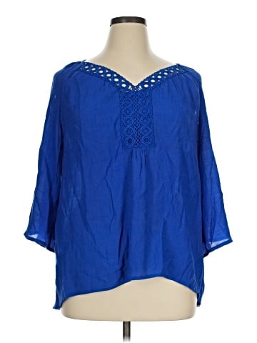 Zac & Rachel 3/4 Sleeve Blouse (view 1)