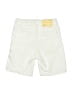 Zara Solid Ivory Denim Shorts Size 11 - 12 - photo 2
