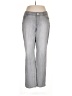 Chico's Chevron-herringbone Gray Jeans Size Lg (2) - photo 1