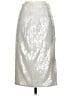 Theory 100% Polyester Metallic Silver Formal Skirt Size 0 - photo 2