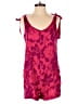 Hurley 100% Rayon Hearts Red Pink Romper Size S - photo 1