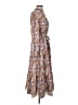 Hayden 100% Polyester Paisley Brown Casual Dress Size S - photo 4