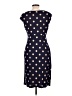 DressBarn Polka Dots Blue Cocktail Dress Size 10 Petite - photo 2