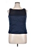 Amanda Smith 100% Polyester Blue Sleeveless Blouse Size 14 - photo 1