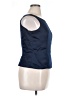 Amanda Smith 100% Polyester Blue Sleeveless Blouse Size 14 - photo 4