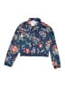 Crazy 8 100% Cotton Floral Blue Track Jacket Size 10 - 12 - photo 1