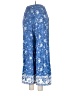 Simplee 100% Viscose Blue Casual Pants Size S - photo 2