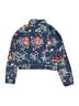 Crazy 8 100% Cotton Floral Blue Track Jacket Size 10 - 12 - photo 2