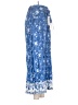 Simplee 100% Viscose Blue Casual Pants Size S - photo 4