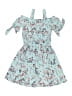 Lily Bleu 100% Polyester Floral Blue Dress Size 8 - photo 1