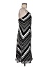 Laundry by Shelli Segal 100% Polyester Chevron-herringbone Black Cocktail Dress Size 8 - photo 4