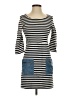 Tabitha Stripes Blue Casual Dress Size 0 - photo 1