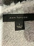 Ann Taylor Checkered-gingham Gray Turtleneck Sweater Size L - photo 7