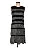 MICHAEL Michael Kors Houndstooth Black Casual Dress Size L - photo 1