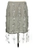 J.Crew Collection Silver Formal Skirt Size 6 - photo 1