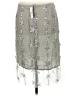 J.Crew Collection Silver Formal Skirt Size 6 - photo 2