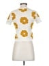 Forever 21 Yellow Short Sleeve Top Size S - photo 2