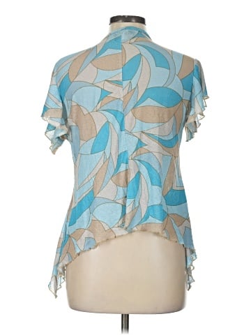 NY Invasion Short Sleeve Blouse (view 2)