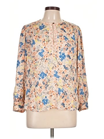 Rebecca Taylor 3/4 Sleeve Silk Top (view 1)