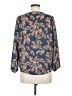 West Kei 100% Polyester Blue 3/4 Sleeve Blouse Size M - photo 2