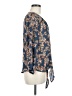 West Kei 100% Polyester Blue 3/4 Sleeve Blouse Size M - photo 4