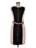 Tommy Hilfiger 100% Polyester Color Block Brown Casual Dress Size 6 - photo 1