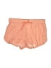 Roxy 100% Viscose Polka Dots Orange Shorts Size XL - photo 1