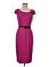 David Meister 100% Polyester Solid Pink Purple Cocktail Dress Size 6 - photo 1