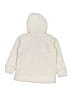 Old Navy 100% Polyester Ivory Zip Up Hoodie Size 5 - photo 2