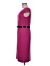 David Meister 100% Polyester Solid Pink Purple Cocktail Dress Size 6 - photo 5