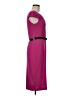 David Meister 100% Polyester Solid Pink Purple Cocktail Dress Size 6 - photo 4