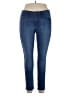 CALVIN KLEIN JEANS Solid Blue Jeans Size 14 - photo 1