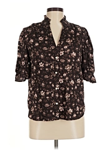 Gap 3/4 Sleeve Button-Down Shirt (view 1)