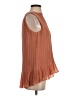 Club Monaco 100% Polyester Brown Sleeveless Blouse Size S - photo 4