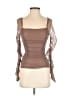 Shein Brown 3/4 Sleeve Top Size M - photo 1