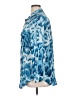 Pilcro 100% Modal Tie-dye Blue 3/4 Sleeve Blouse Size XL - photo 5