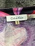 Calvin Klein Print Purple Coat Size M - photo 6