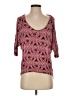Copper Key 100% Rayon Pink 3/4 Sleeve Top Size XS - photo 1