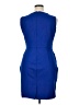 Lands' End Solid Blue Cocktail Dress Size 16 (petite) - photo 2
