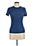 Athleta Blue Short Sleeve Turtleneck Size M - photo 1