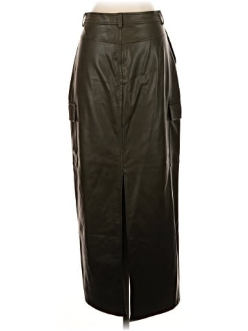 Zara Faux Leather Skirt (view 2)