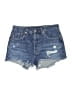Levi's 100% Cotton Blue Denim Shorts Size 29 waist - photo 1