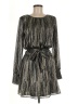 Ramy Brook Metallic Silver Cocktail Dress Size M - photo 1
