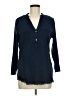 Michael Stars 100% Cotton Blue Long Sleeve Blouse Size Med (1) - photo 1