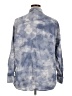 Old Navy Tie-dye Blue Long Sleeve Button-Down Shirt Size XL - photo 2