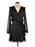 Parker Metallic Black Cocktail Dress Size M - photo 1