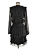 Parker Metallic Black Cocktail Dress Size M - photo 2