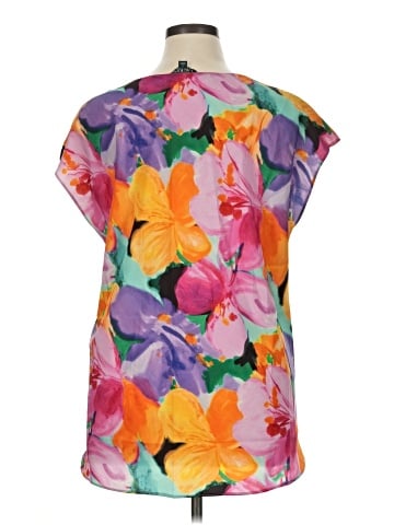 Lauren by Ralph Lauren Short Sleeve Blouse (view 2)