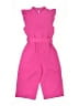 Moa Moa Girls Solid Pink Jumpsuit Size S (youth) - photo 1